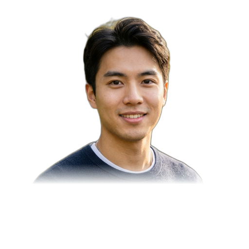 户外男性头像自动抠头效果
