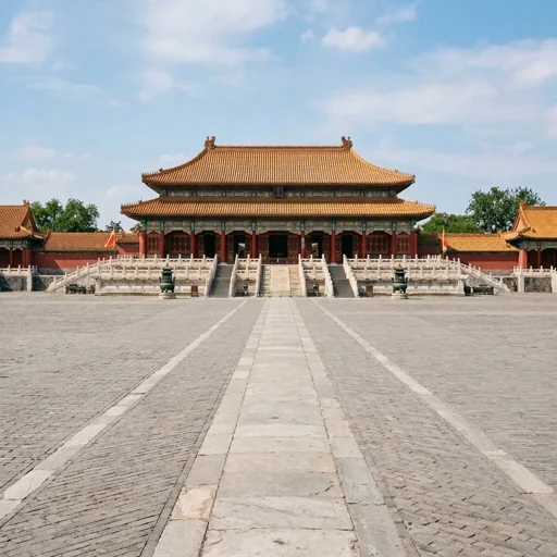故宫广场景点游客消除效果