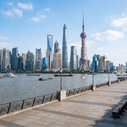 上海外滩风景图片变清晰效果
