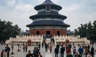天坛古建筑细节无损放大效果