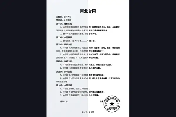 生成复印件 预览图