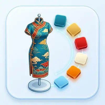 图片配色提取 预览图