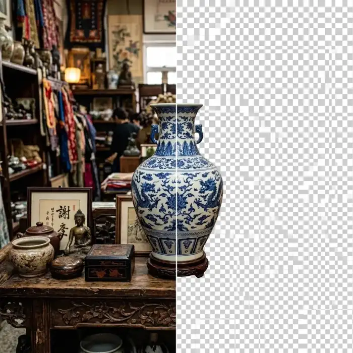 手动抠图 预览图