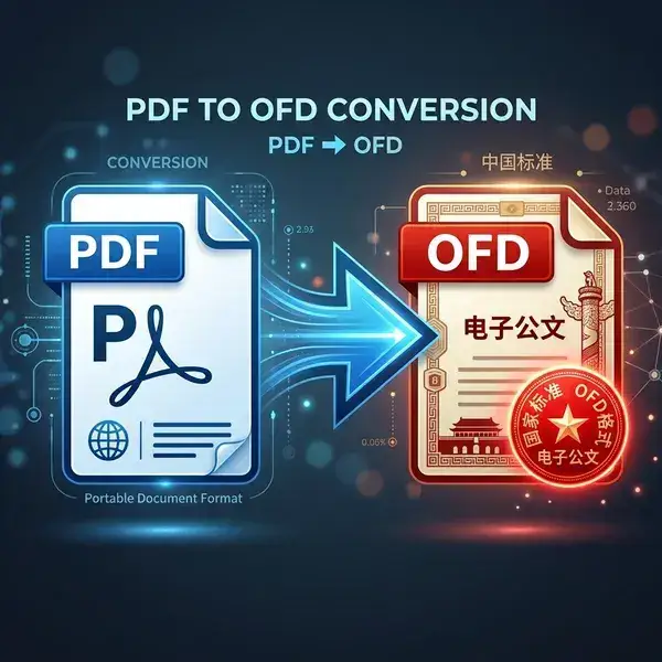 PDF 转 OFD 效果预览